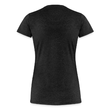 Women's Premium T-Shirt - charcoal grey - Back - Alina (174cm)