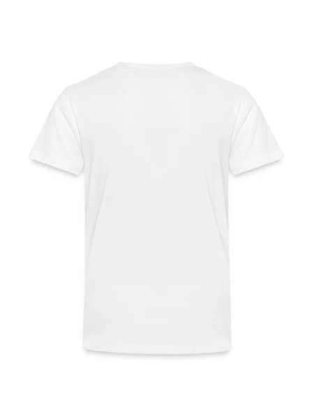 Kids' Premium T-Shirt - white - Back