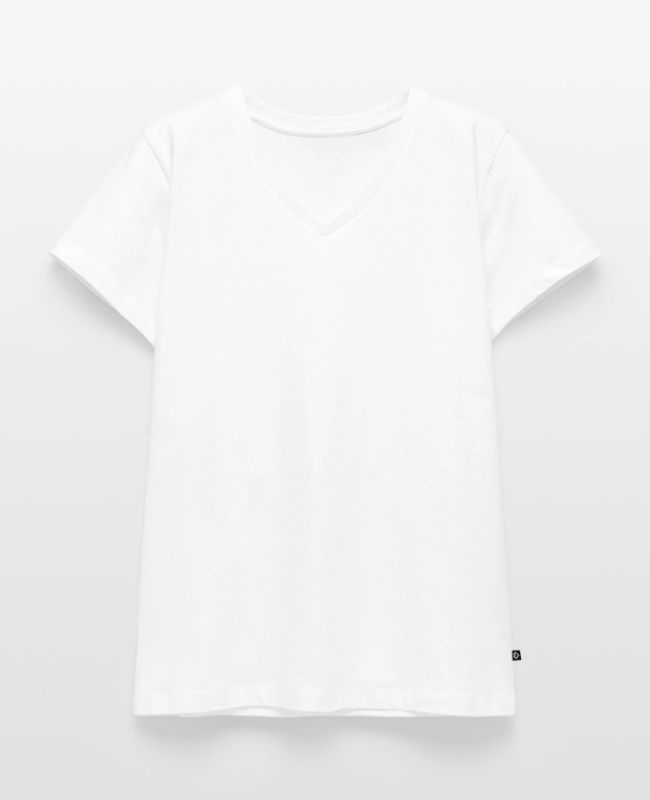 Women's Premium Organic V-Neck T-shirt Front - center