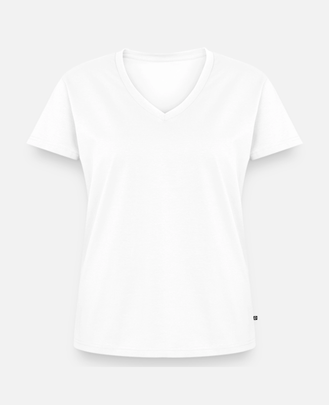 Women's Premium Organic V-Neck T-shirt Front - center