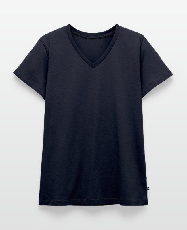 Women's Premium Organic V-Neck T-shirt Front - center