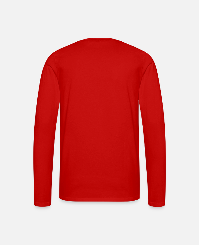 Men's Premium Long Sleeve T-Shirt Back - center