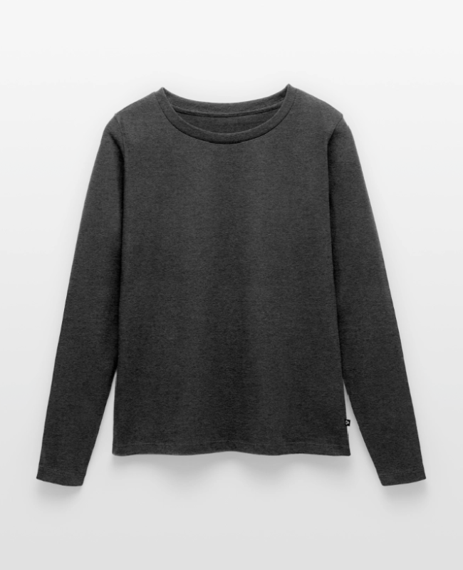 Women's Premium Slim Fit Long Sleeve T-Shirt Front - center