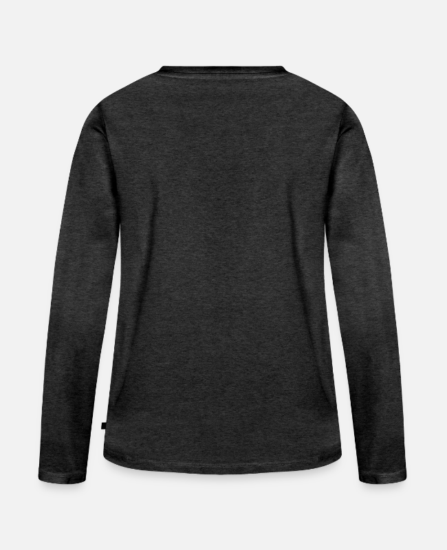 Women's Premium Slim Fit Long Sleeve T-Shirt Back - center