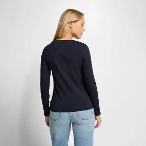 Women's Premium Slim Fit Long Sleeve T-Shirt - Back