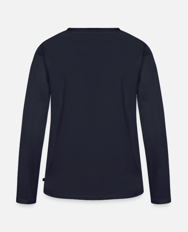 Women's Premium Slim Fit Long Sleeve T-Shirt Back - center