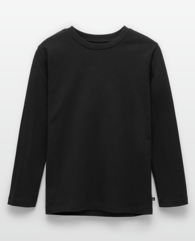 Toddler Premium Organic Long Sleeve Shirt Front - center