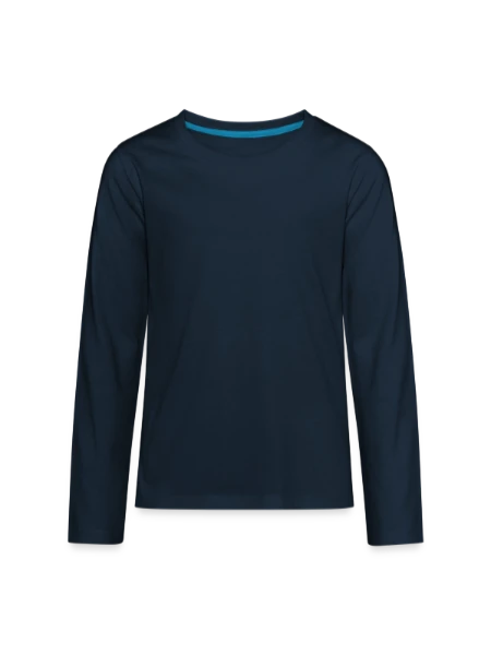 Kids' Premium Long Sleeve T-Shirt - deep navy - Front
