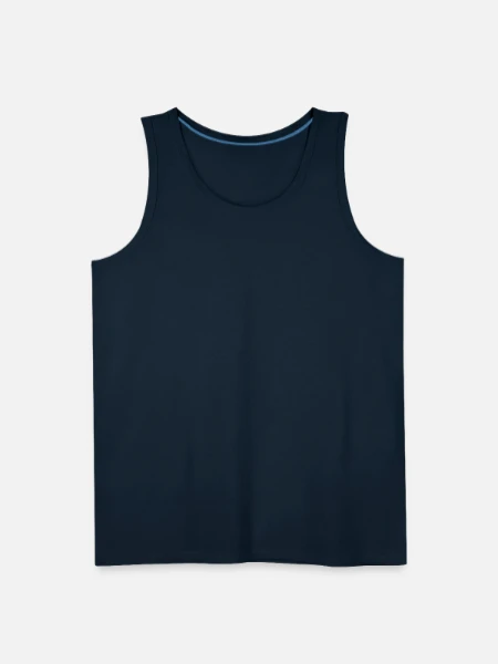 Men's Premium Tank - deep navy - Front