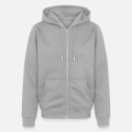 Unisex Premium Organic Zip Hoodie Front - Slide 0