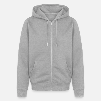 Product details: Unisex Premium Organic Zip Hoodie Front