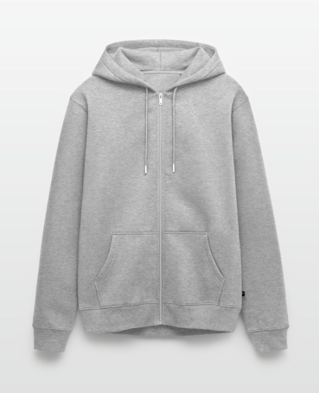 Unisex Premium Organic Zip Hoodie Front - center