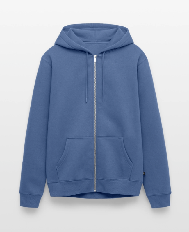 Unisex Premium Organic Zip Hoodie Front - center