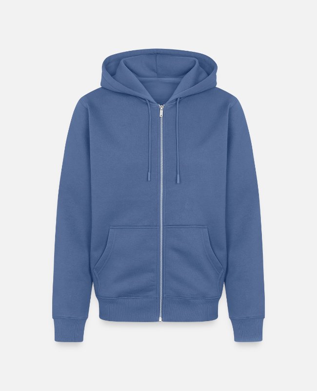 Unisex Premium Organic Zip Hoodie Front - center