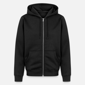 Unisex Premium Organic Zip Hoodie-black