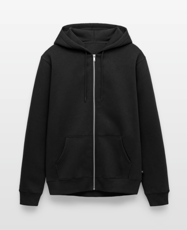 Unisex Premium Organic Zip Hoodie Front - center