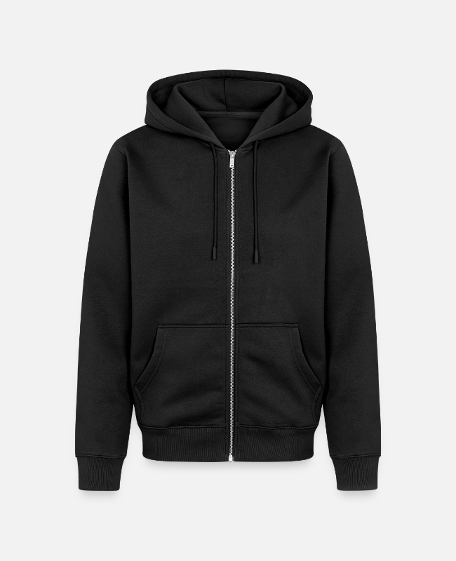 Unisex Premium Organic Zip Hoodie Front - center