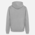 Unisex Premium Organic Zip Hoodie Back - Slide 1