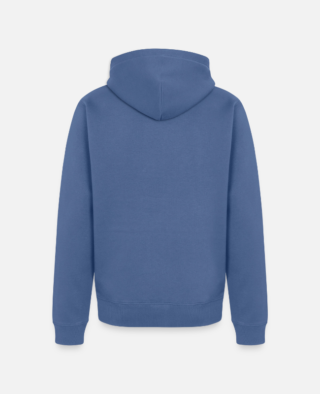 Unisex Premium Organic Zip Hoodie Back - center