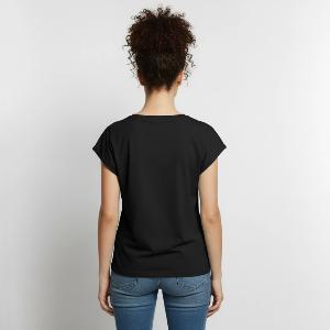 Women's Premium Roll Up Sleeve T-Shirt - Back
