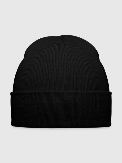 Knit Cap with Cuff Print