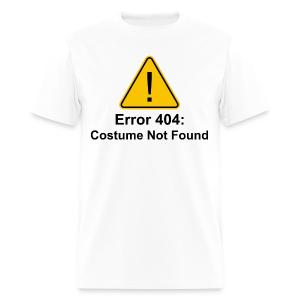 Error 404 Halloween Costume Not Found T-Shirts - Men's T-Shirt