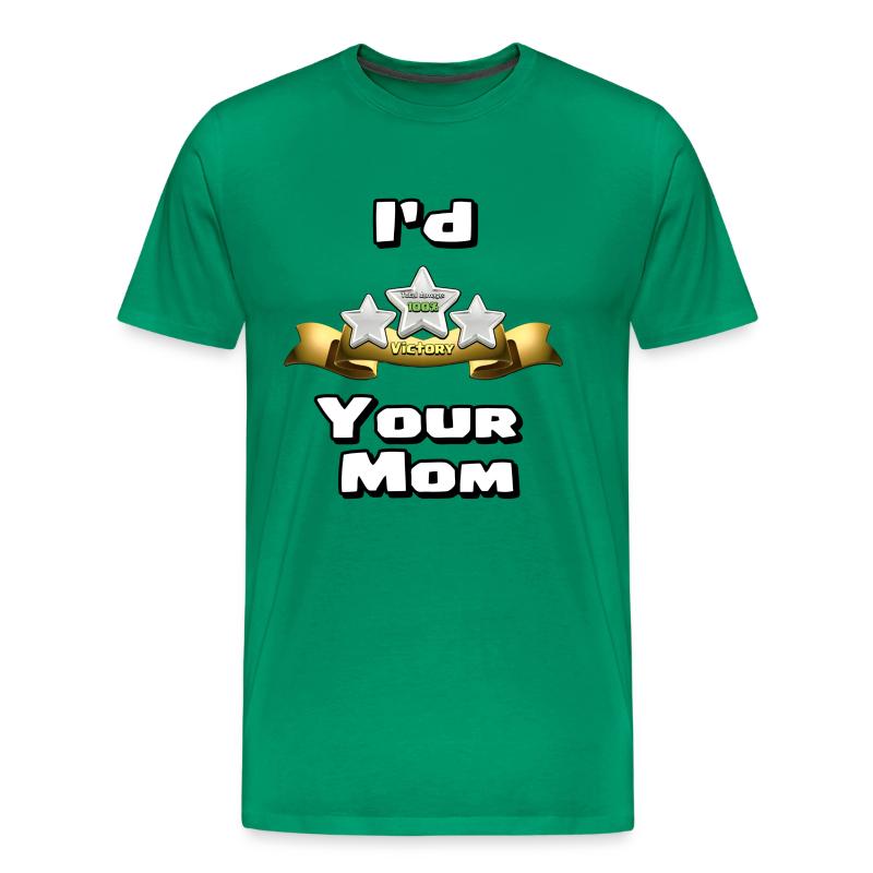 lamp Colouring Pages Clash of Clans Three Star Your Mom - Men's Premium T-Shirt