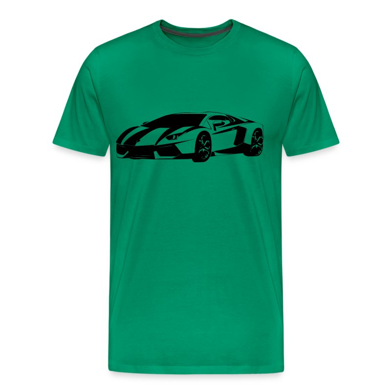 Lamborghini Aventador Line Art T-Shirt | Spreadshirt