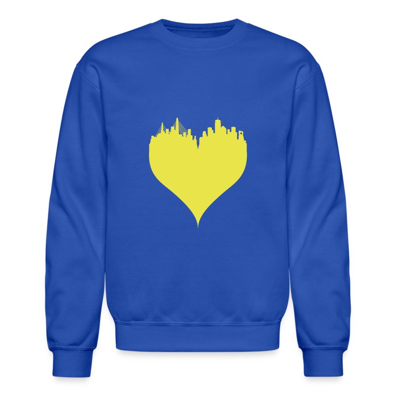 Boston Love Blue/Yellow Crewneck Sweatshirt Sweatshirt | BOS by ...