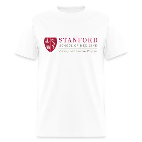 Men's Standard Weight White Stanford PCAP Tee T-Shirt | Stanford University Primary Care 