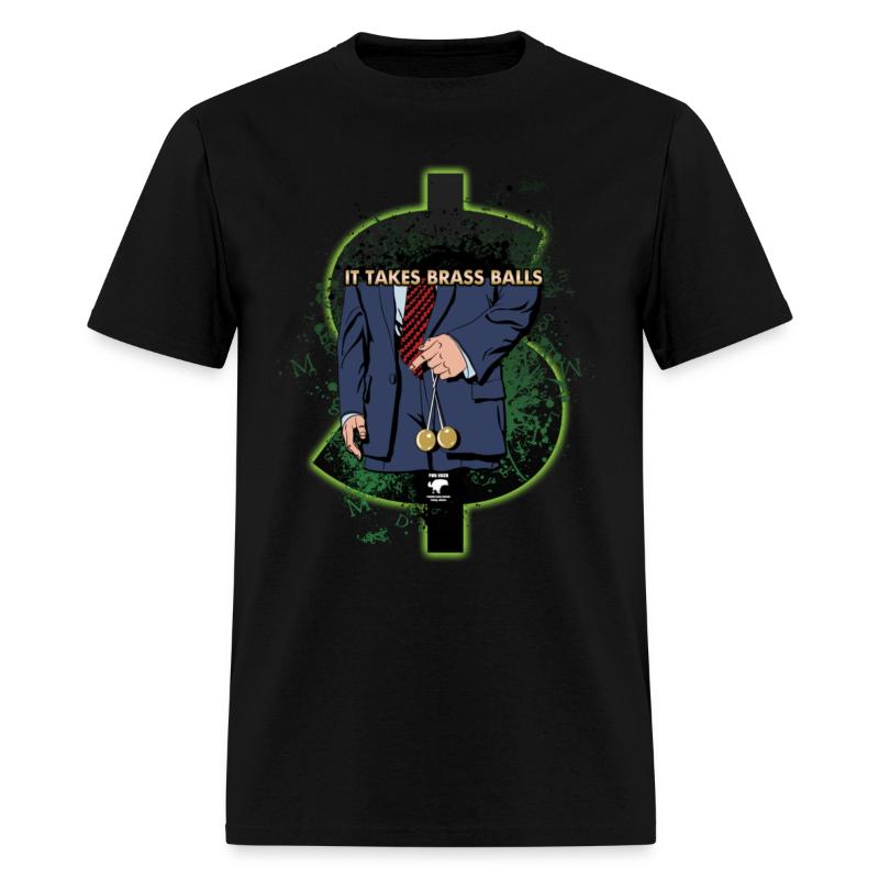 Men’s Funny Glengarry Glen Ross TShirt "IT TAKES BRASS BALLS" FaT