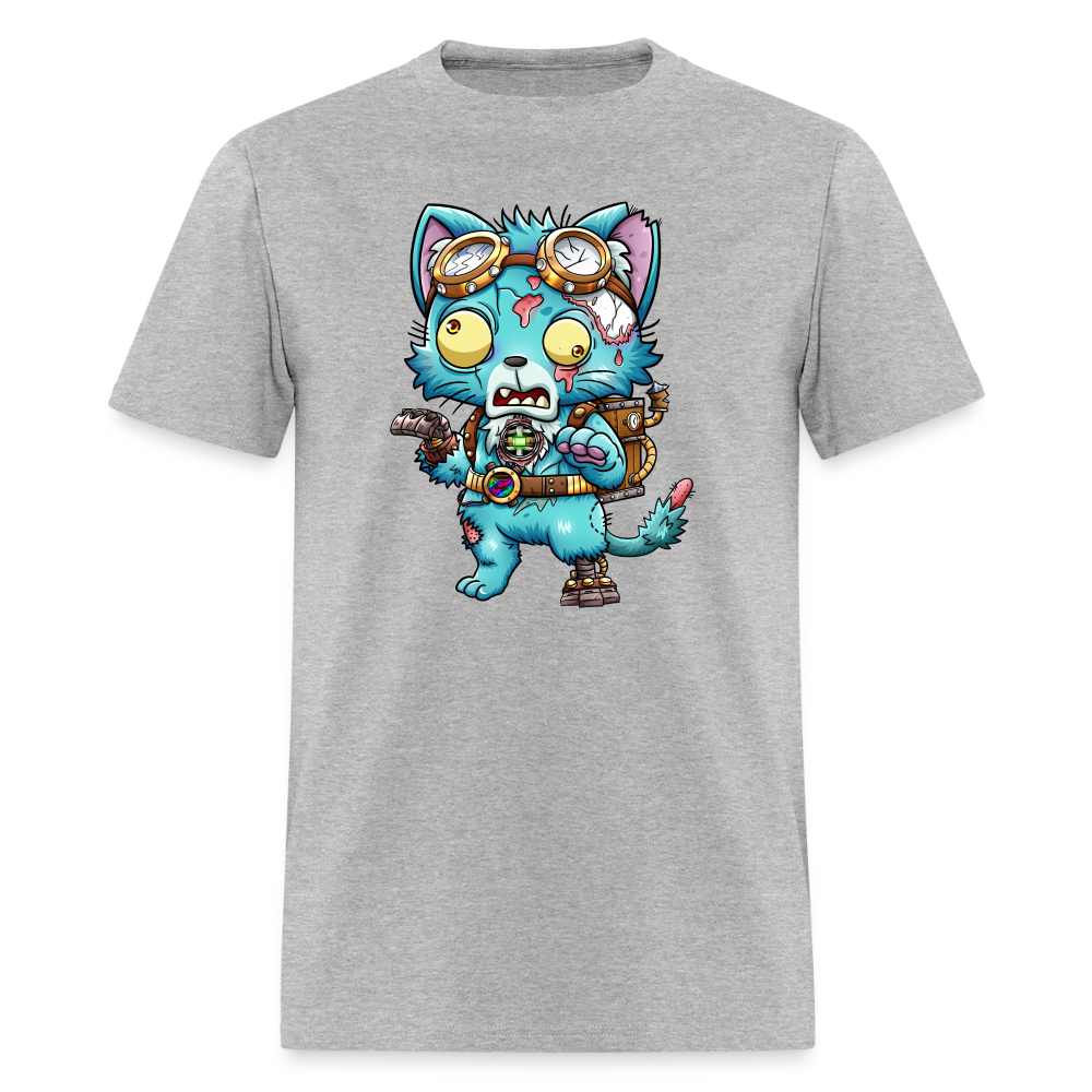 Zombified Steampunk Cat - Men's T-Shirt