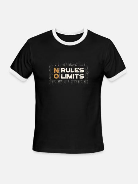 Limitless Mindset - Men's Ringer T-Shirt - black/white