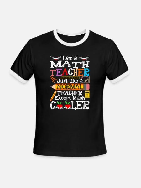 Im A Math Teacher - Men's Ringer T-Shirt - black/white