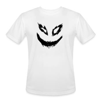 ghost - Men's Moisture Wicking Performance T-Shirt - white - Front - Jackson (183cm)