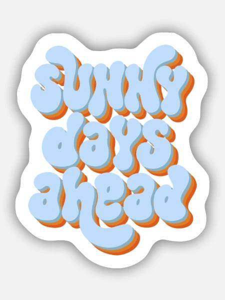 - Sticker - white matte