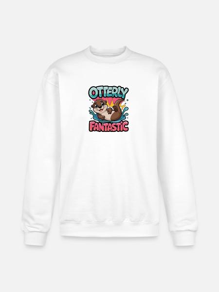 Otterly Fantastic - Champion Unisex Powerblend Sweatshirt - white