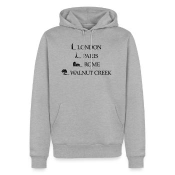 wc dad white - Men's Premium Hoodie - heather grey - Front