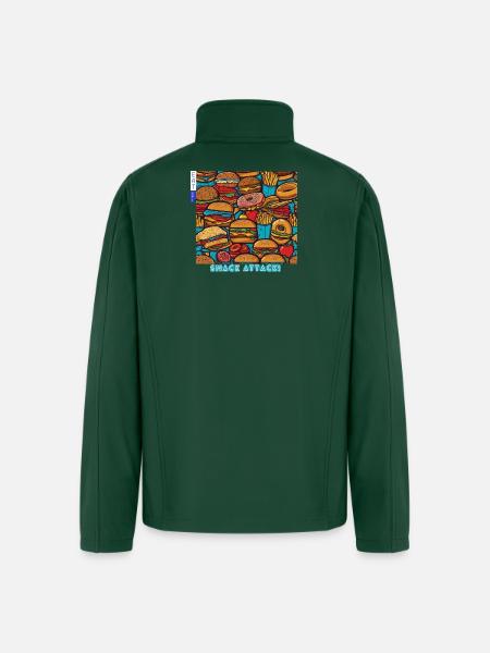 snack attack eat up - Men’s Soft Shell Jacket - forest green