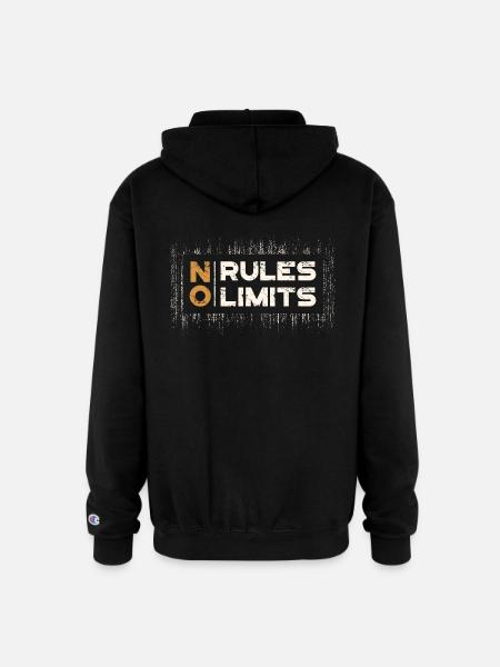 Limitless Mindset - Champion Unisex Full Zip Hoodie - black