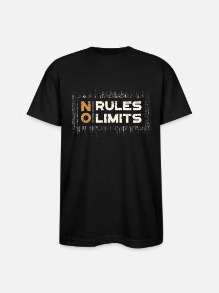 Limitless Mindset - Bayside Unisex Heavyweight USA Made T-Shirt - black