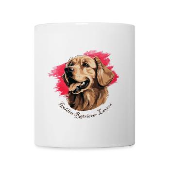 Dogs Golden Retriever Lovers - Coffee/Tea Mug - white - Front