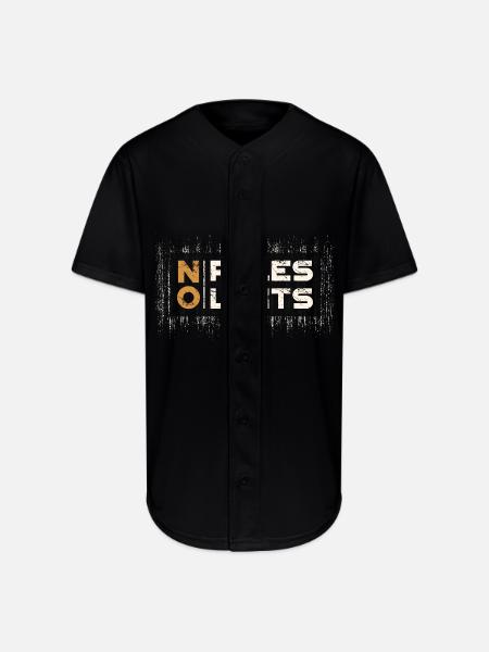 Limitless Mindset - Full Button Jersey - black