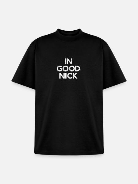 In Good Nick Bold Monochrome - Unisex Garment Dyed T-Shirt - black