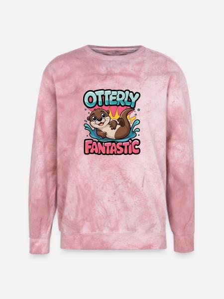 Otterly Fantastic - Unisex Colorblast Crewneck Sweatshirt - clay