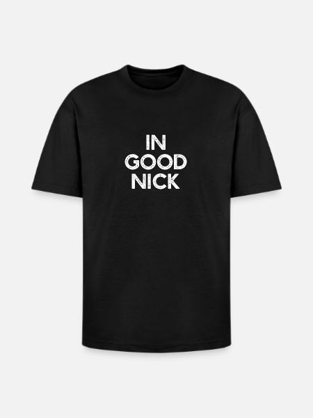 In Good Nick Bold Monochrome - Heavyweight Unisex T-Shirt HAMMER by Gildan - black