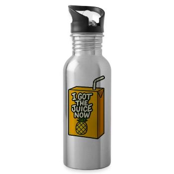 Pineapple -JuiceBox - 20 oz Water Bottle - silver - Right
