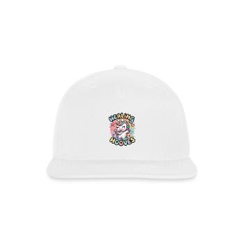 Healing Hooves - Snapback Baseball Cap - white - Front