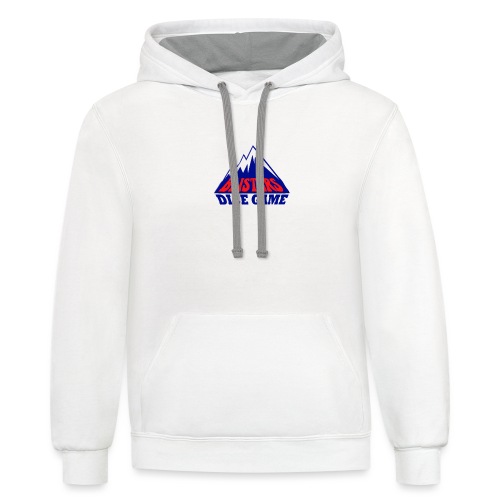 Blisters Dice Game logo - Unisex Contrast Hoodie