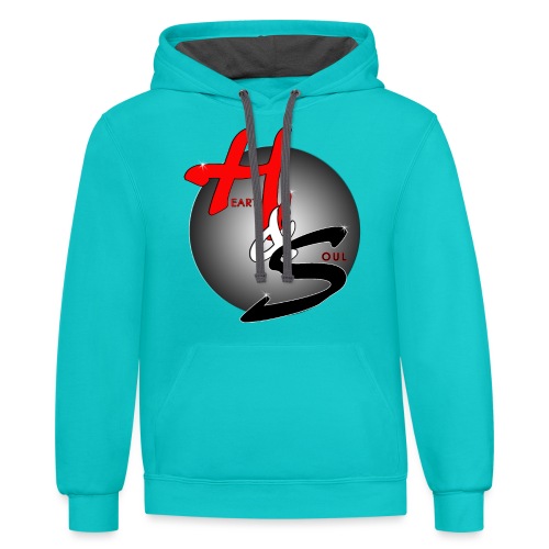 Heart & Soul Concerts official Brand Logo - Unisex Contrast Hoodie
